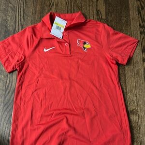 Nike Red ISU Women’s polo
